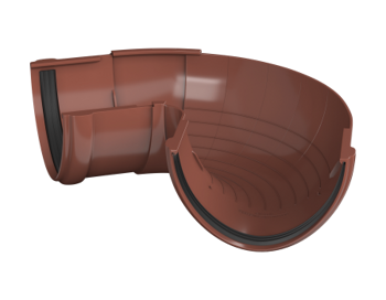 ТН ПВХ угол желоба регулируемый 90°-150°, красный, шт.
