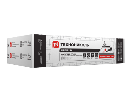 PIR плиты LOGICPIR Полы ФЛ/ФЛ L-1190х590х50 мм 5 плит