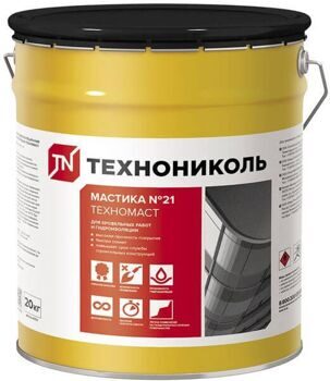 Мастика кровельная ТЕХНОНИКОЛЬ №21 Техномаст 20 кг